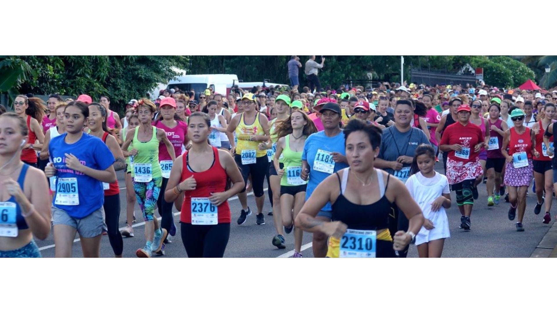 Une course solidaire organisée par l'ASCEP - Association Sportive Courir en Polynésie