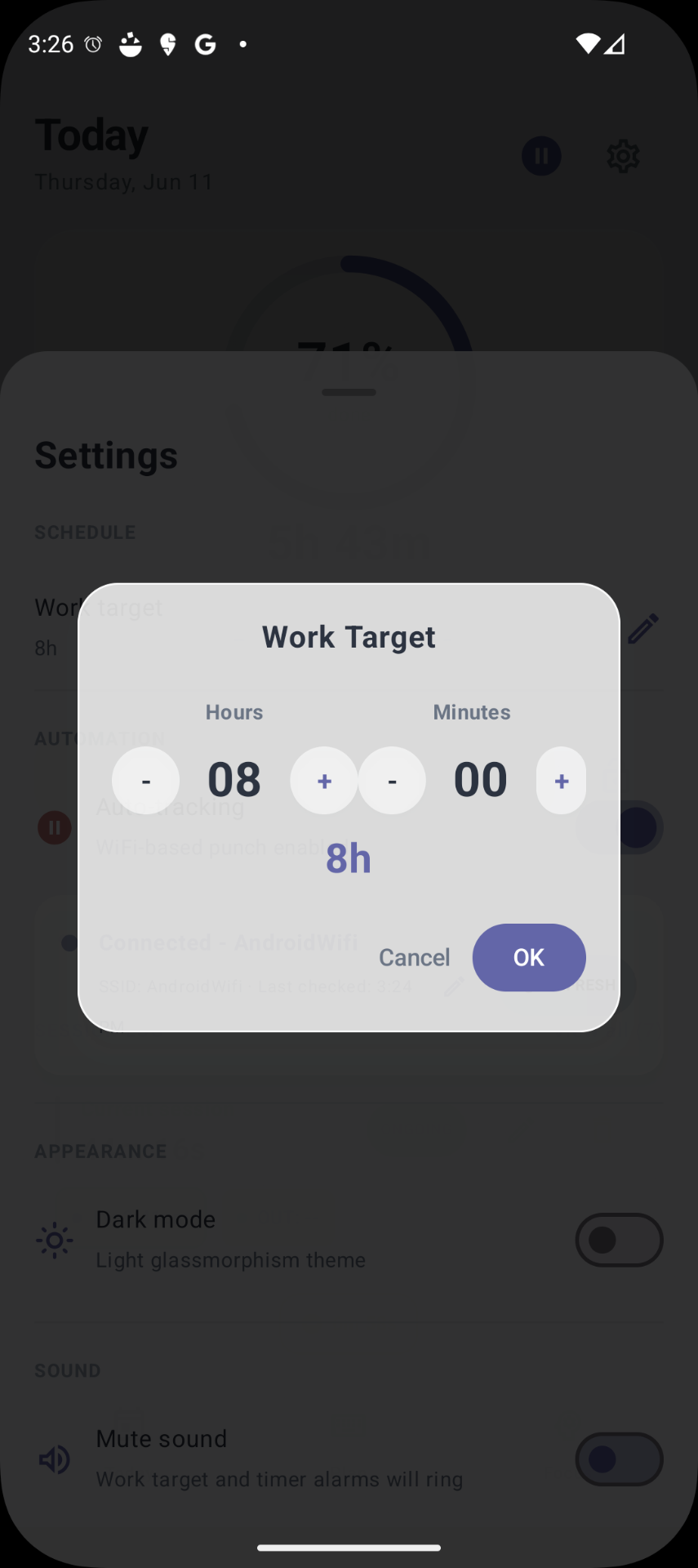 Work Time Calc v3.1.0 screenshot 6