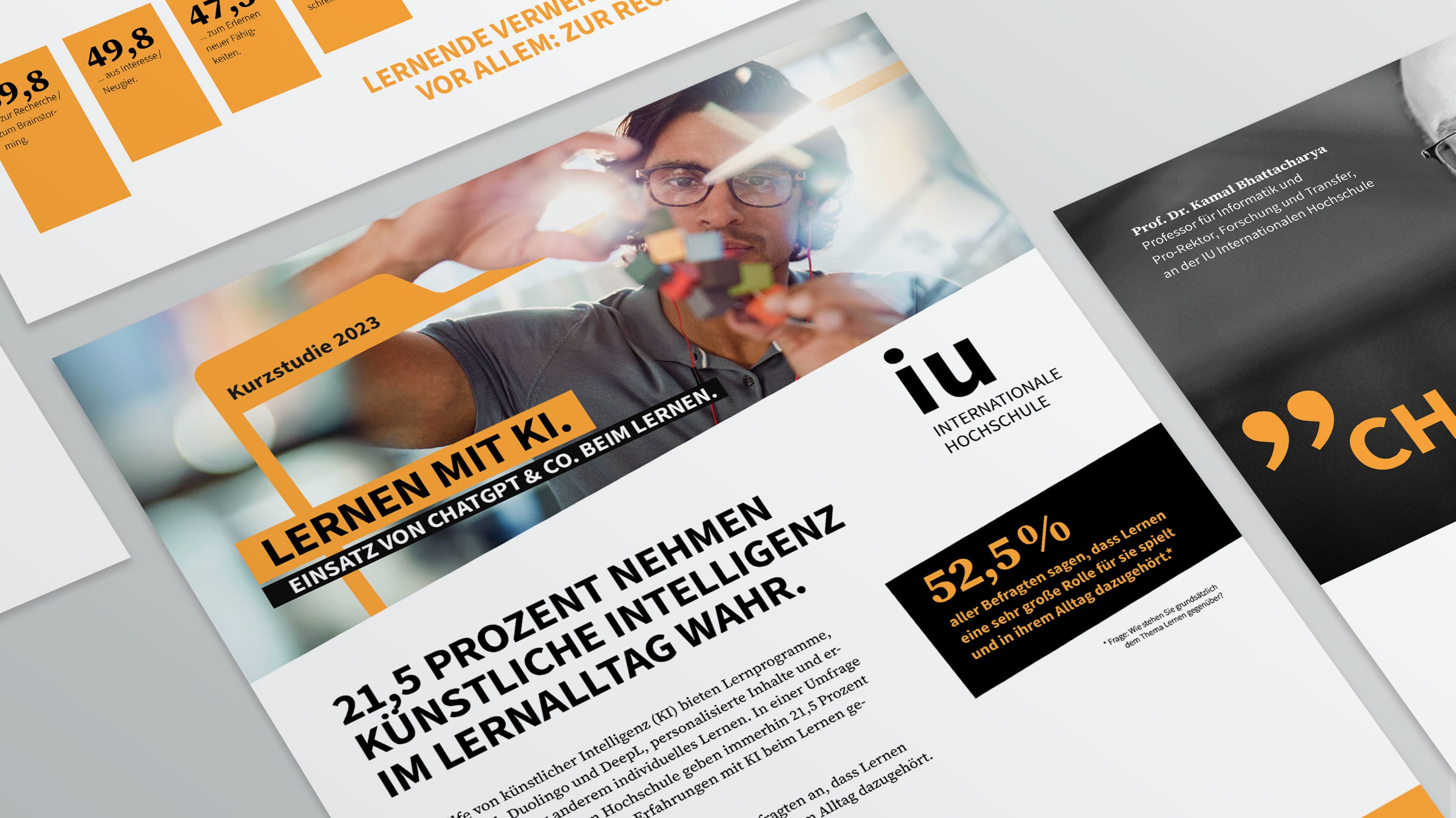 IU Kurzstudie Lernen mit KI. Nur ein Hype. Oder die Zukunft?