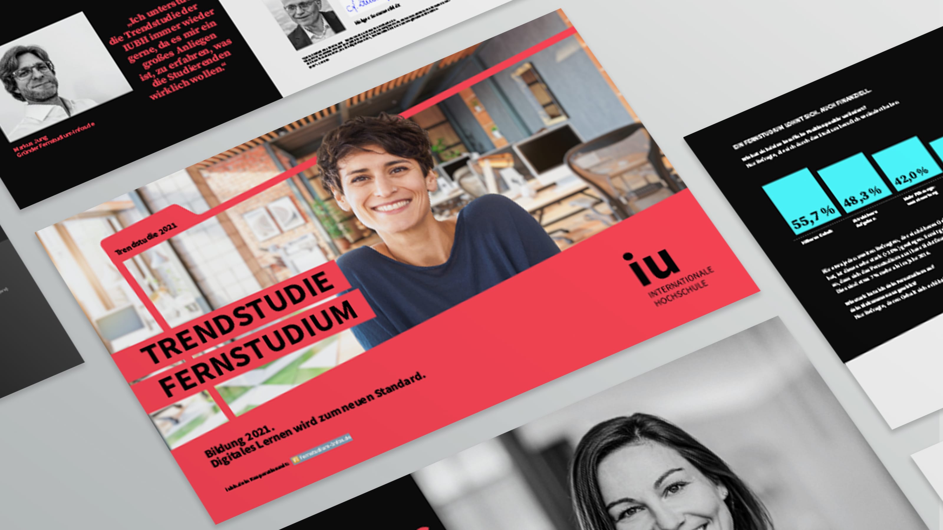 IU Trendstudie Fernstudium 2021 als PDF zum Download