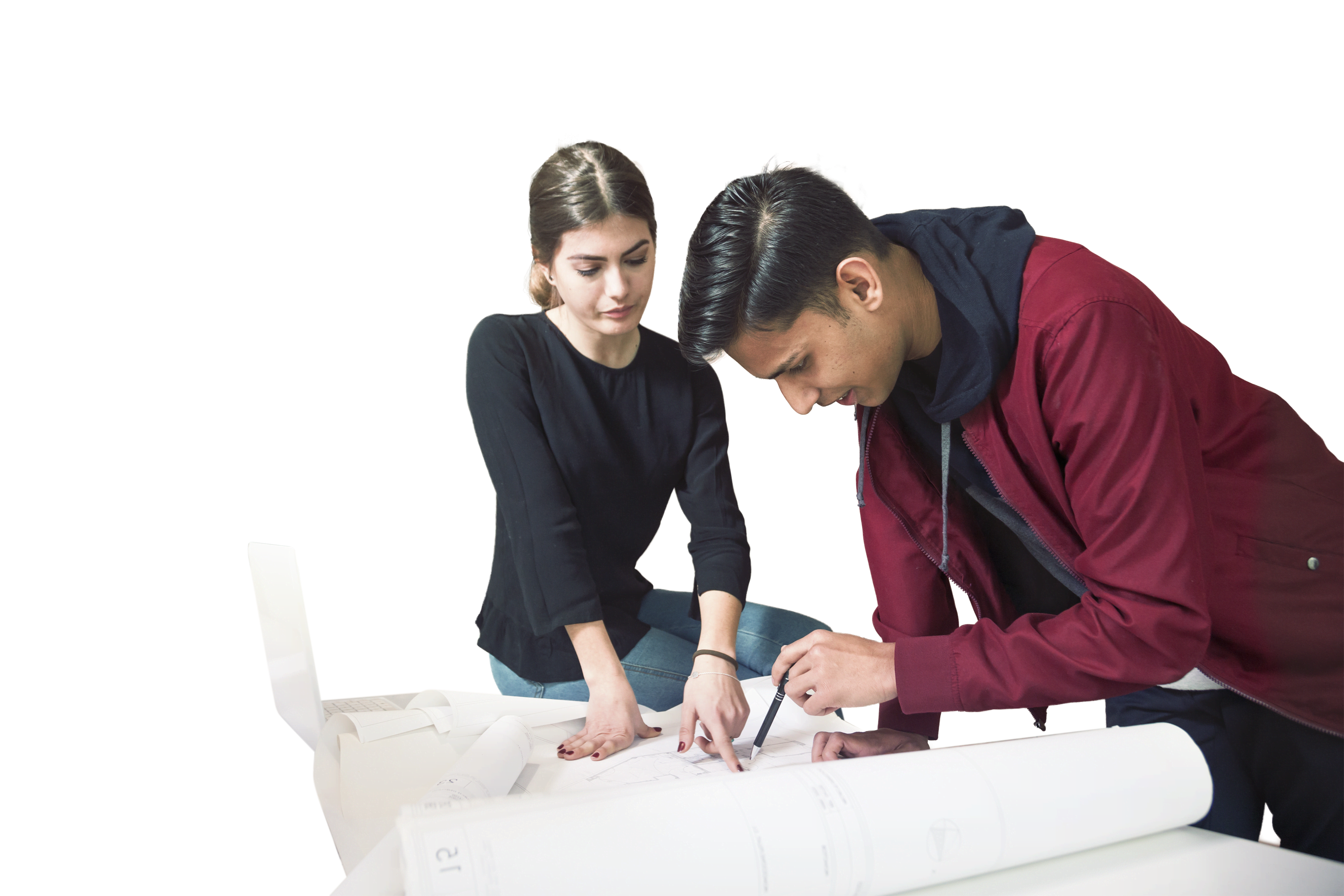 Architekten Arbeiten in office