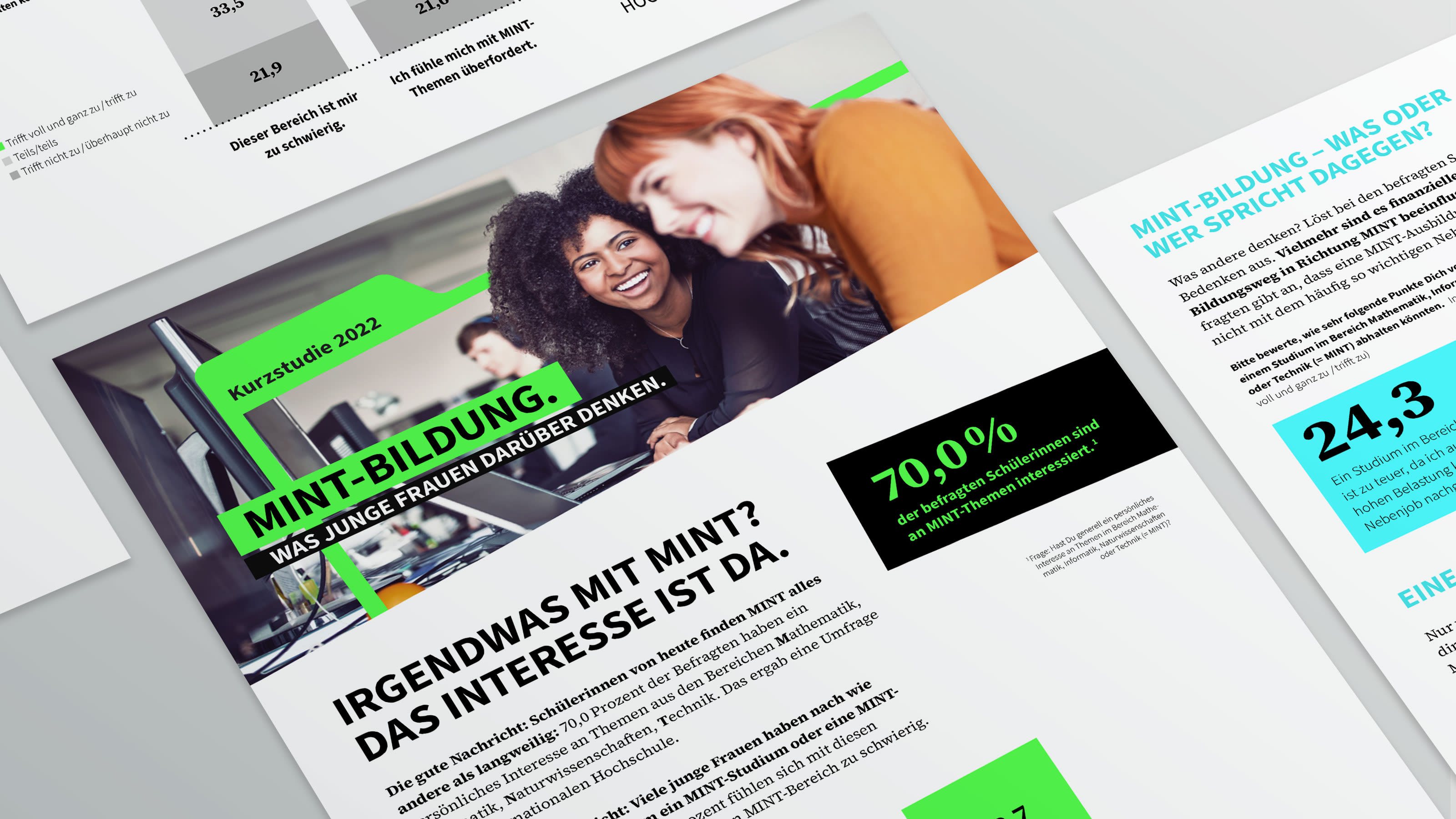 IU Kurzstudie zu MINT-Bildung und Frauen