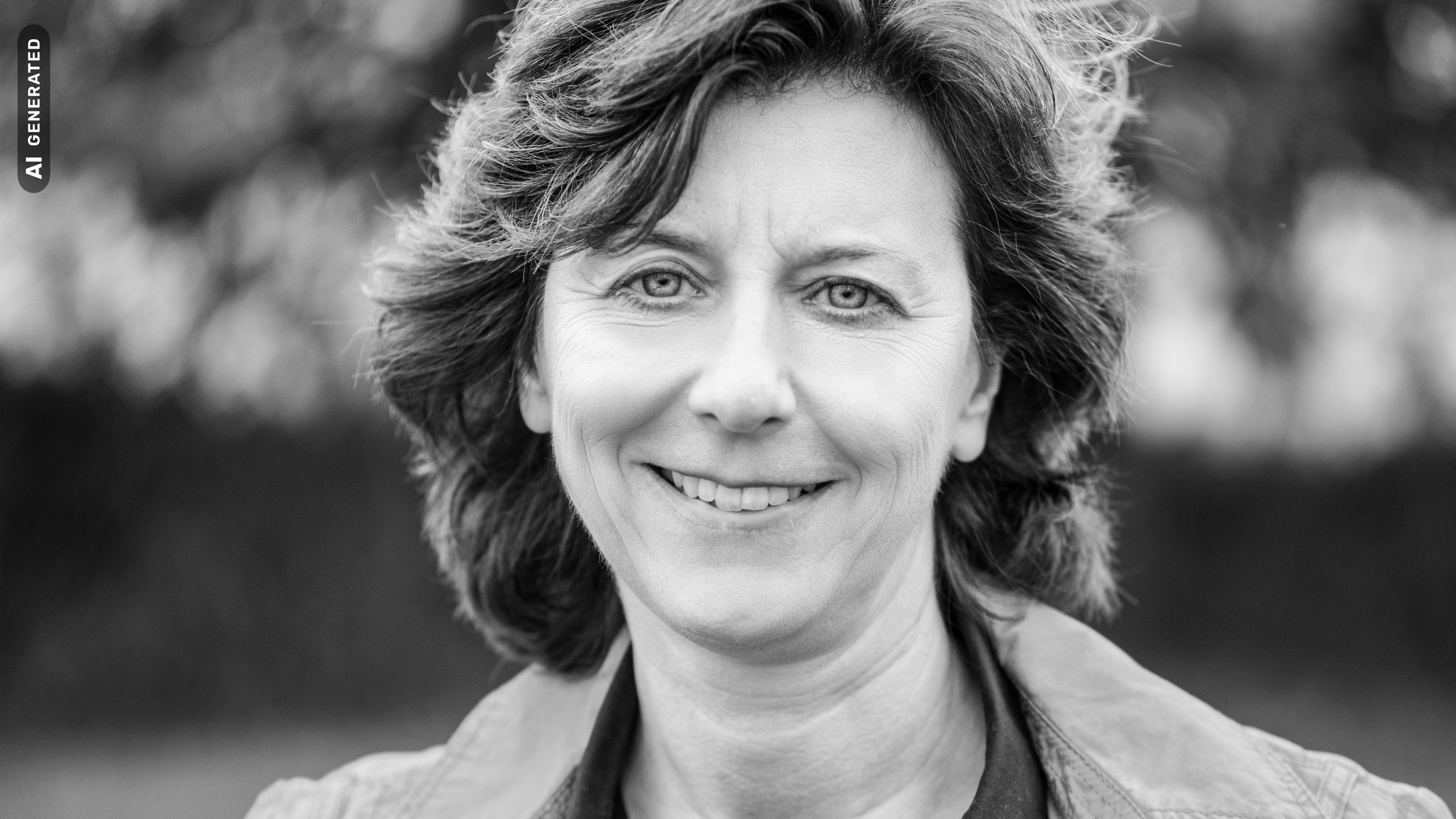 Prof.in Dr.in Michaela Moser, Professorin für Personalmanagement an der IU, AI-generated