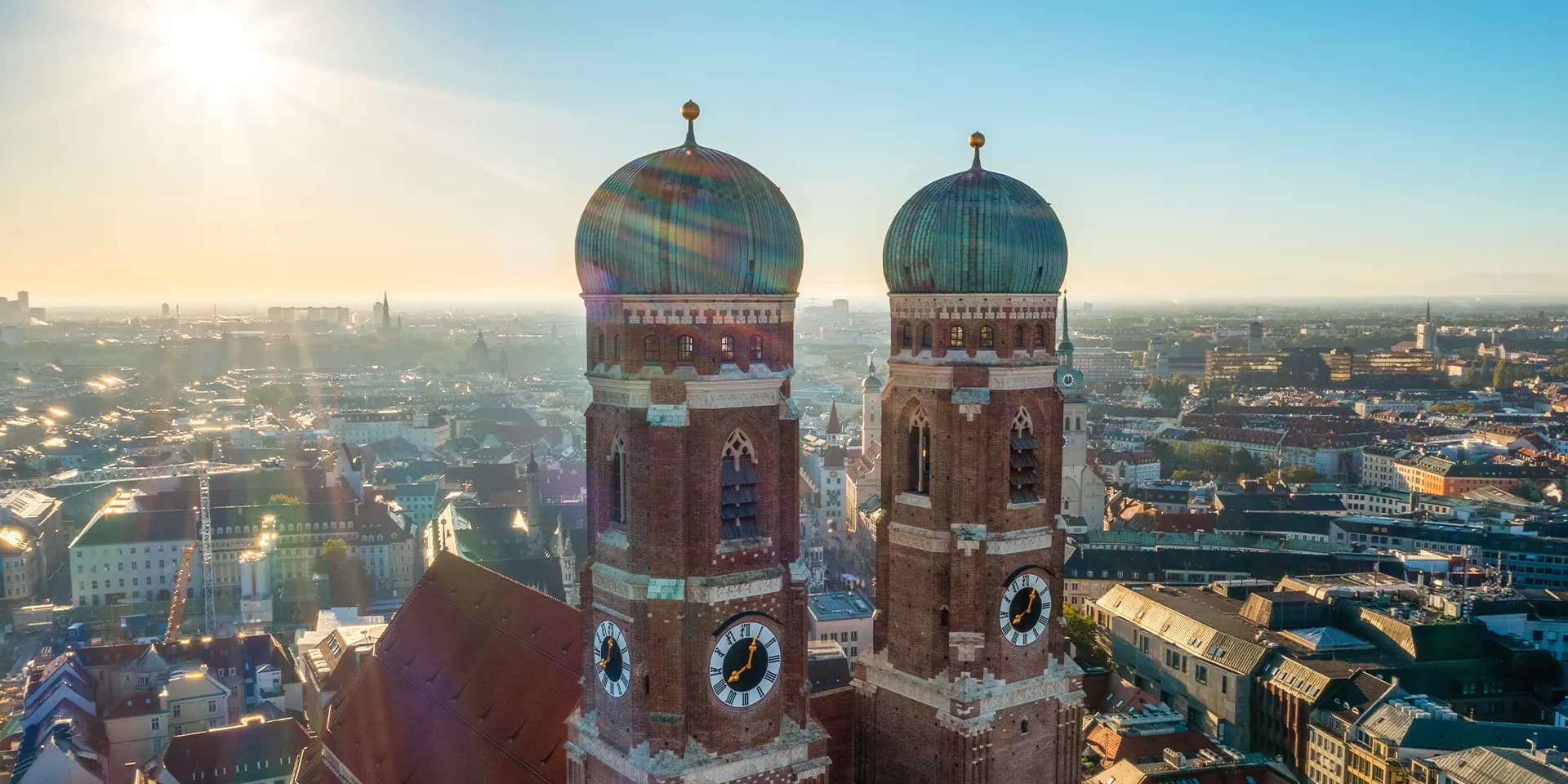 Titelbild zum Artikel "Studentenleben in München": München von oben
