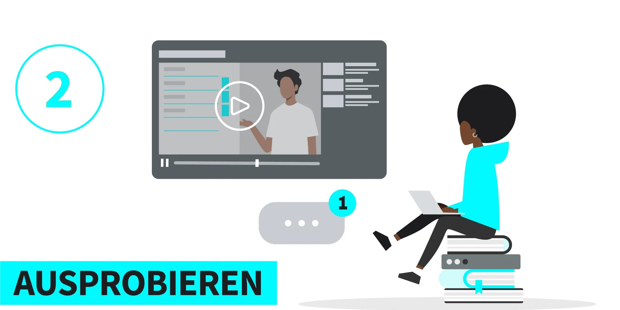 IU Fernstudium Probemonat Schritt 2: Ausprobieren, AI-generated