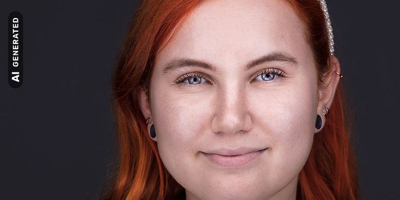 Madeleine Anselm - Alumna Headshot, AI-generated
