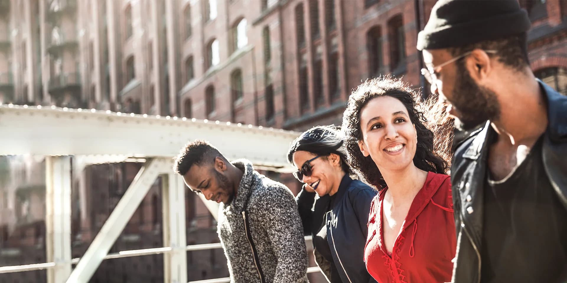 Gruppe Studierender in Hamburg
