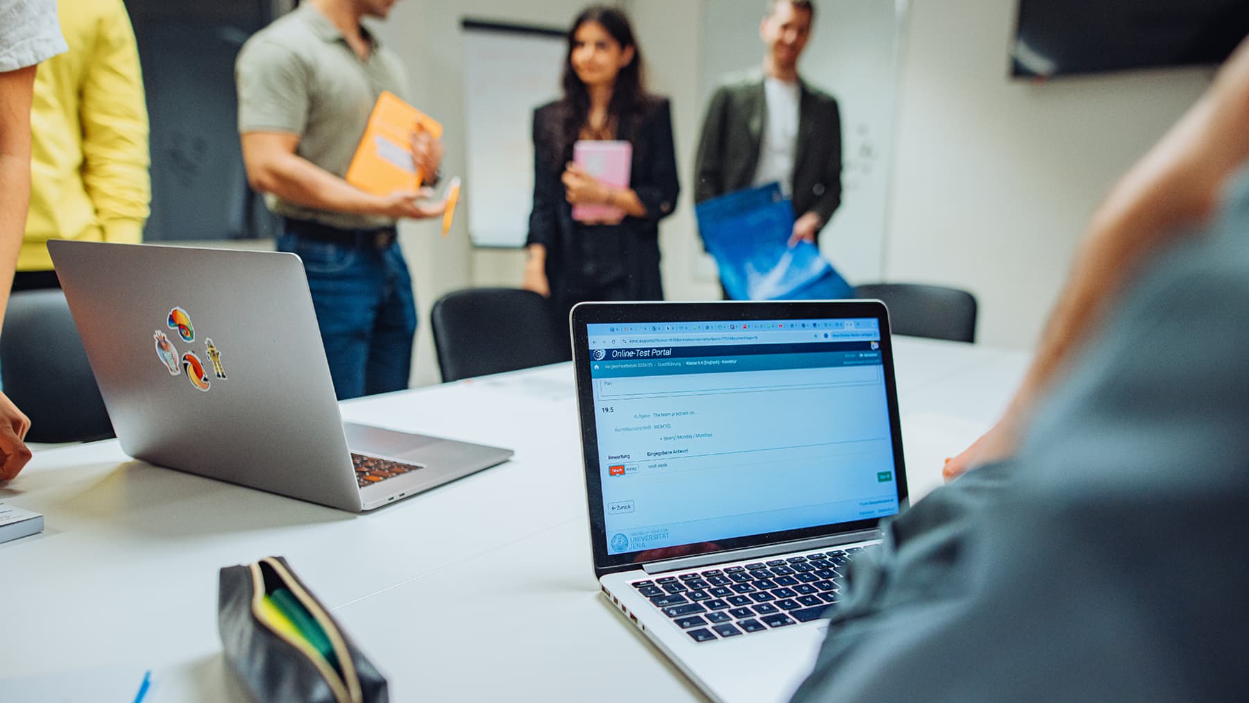 A computer science degree class in Germany