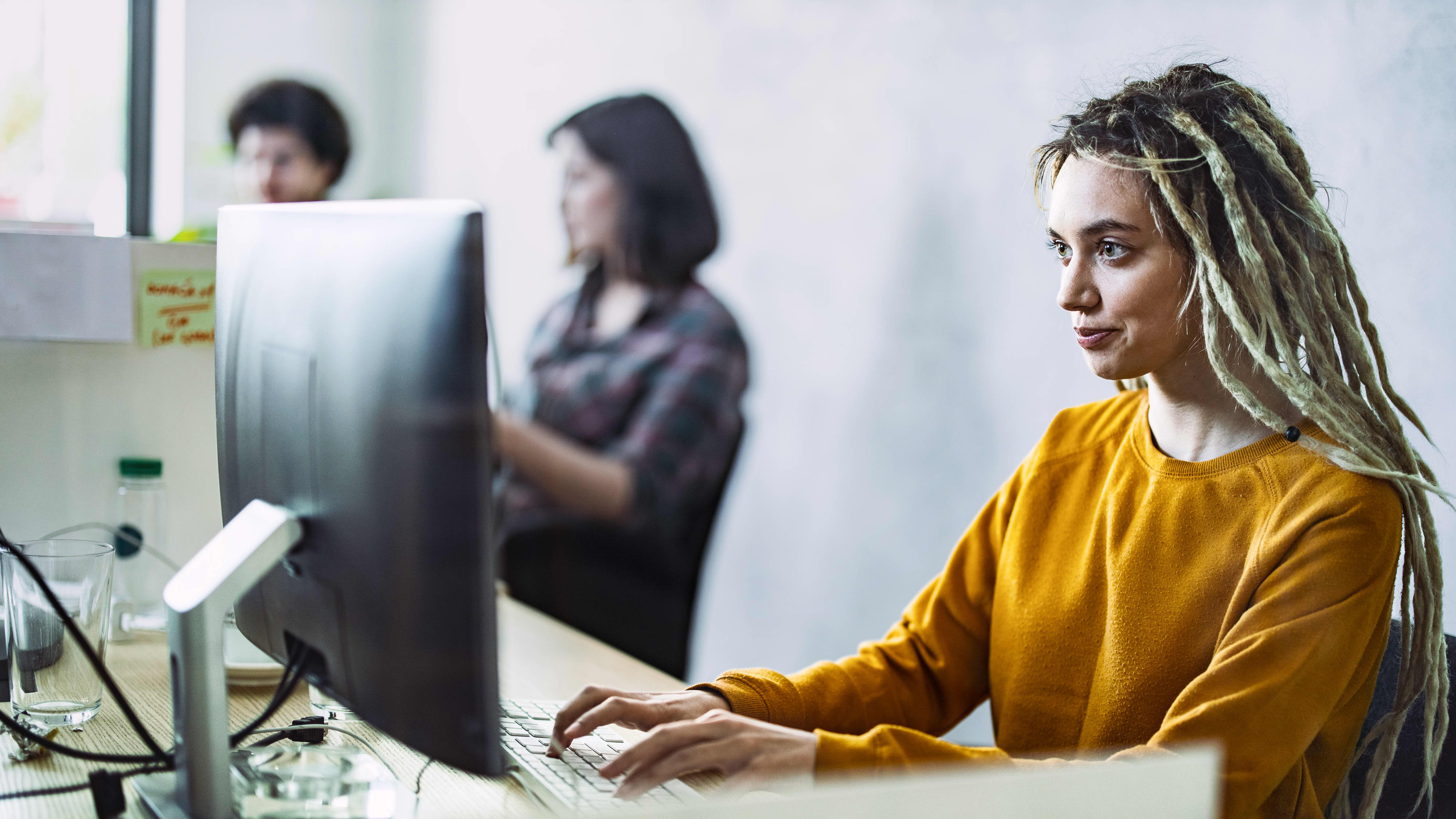 A bachelor student studying to become computer scientist