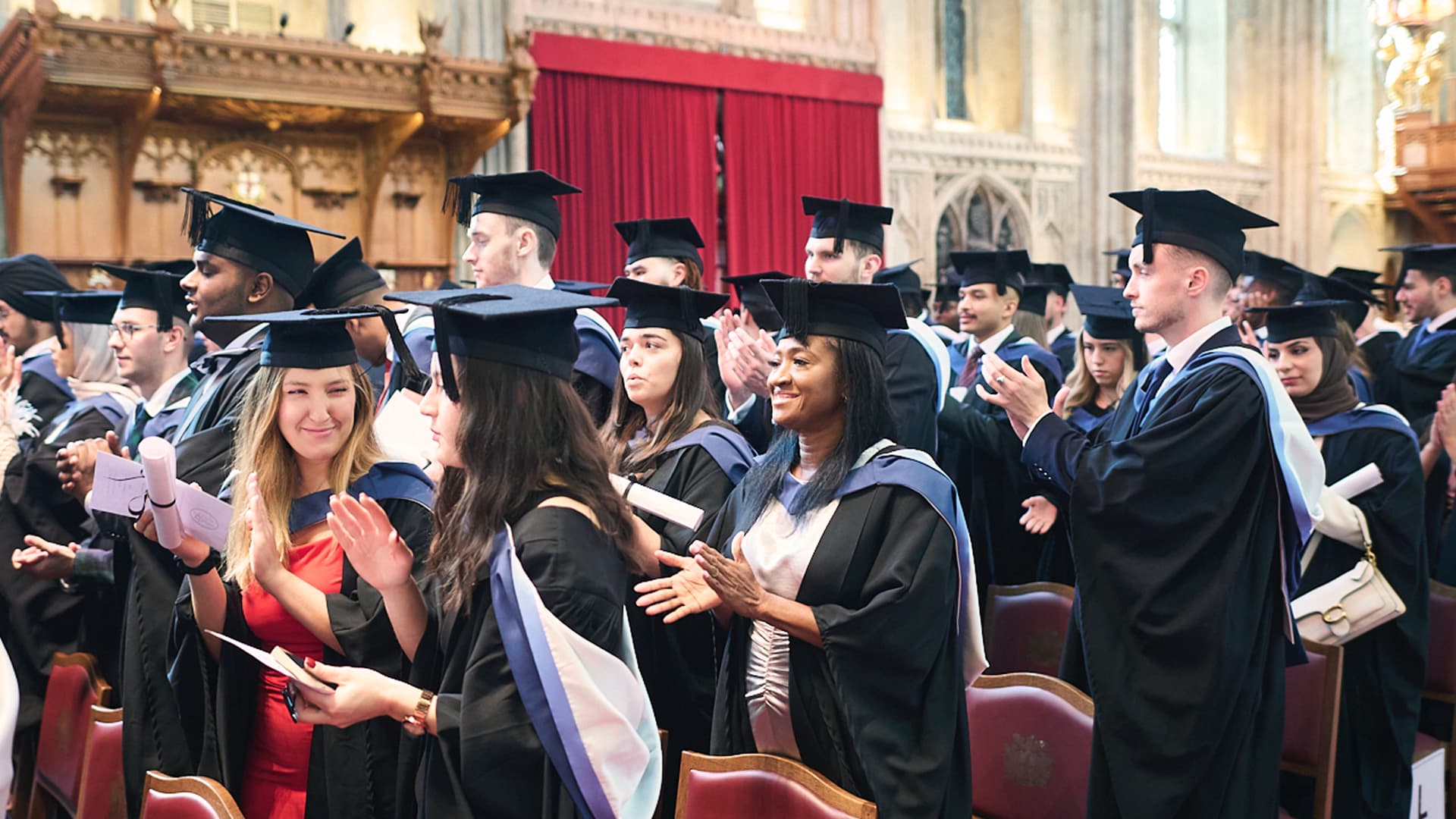Graduates of Walbrook and LIBF celebrate in the London Guildhall