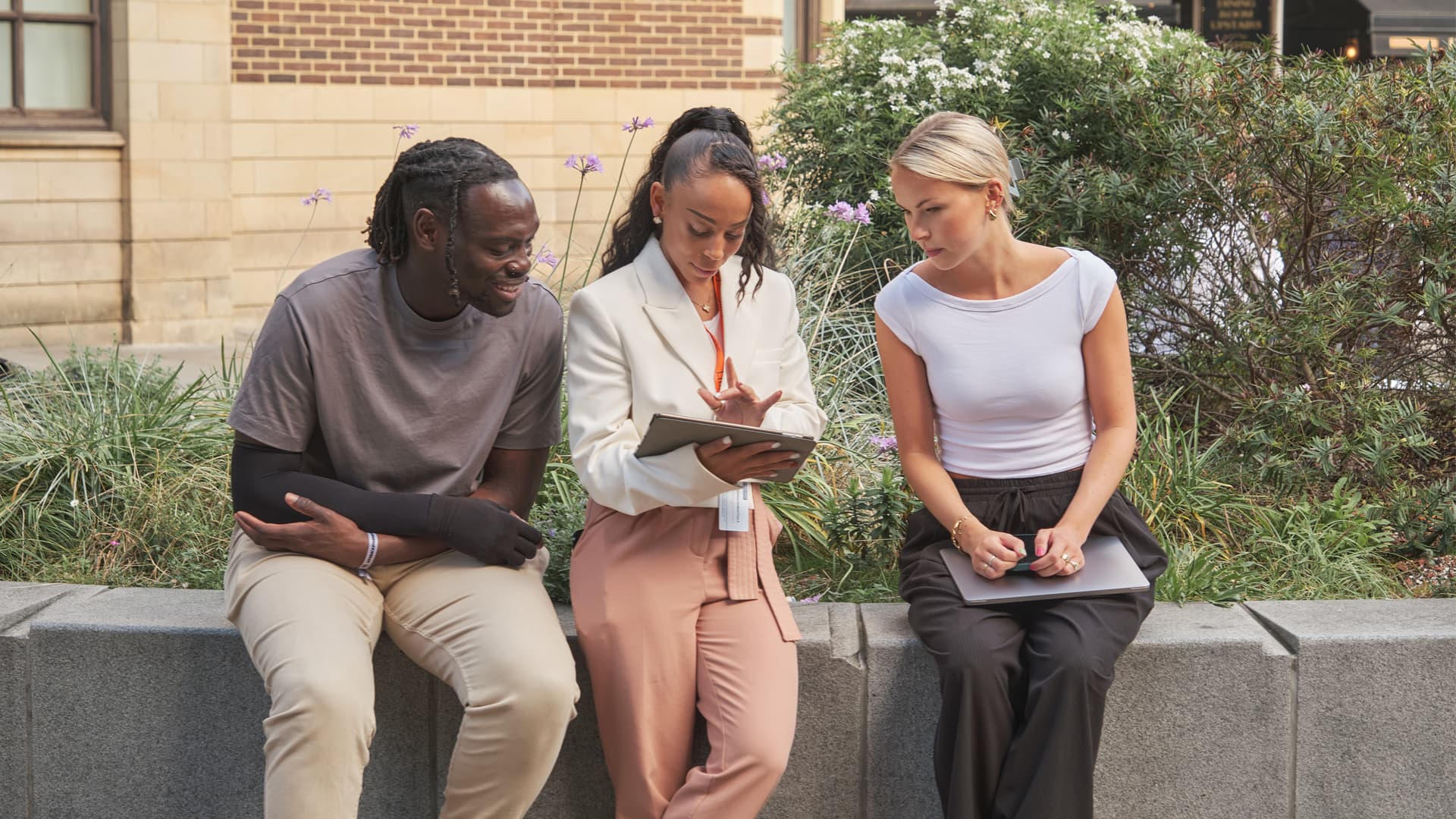 Group of Walbrook students studying an MBA degree and hoping to start a company someday.