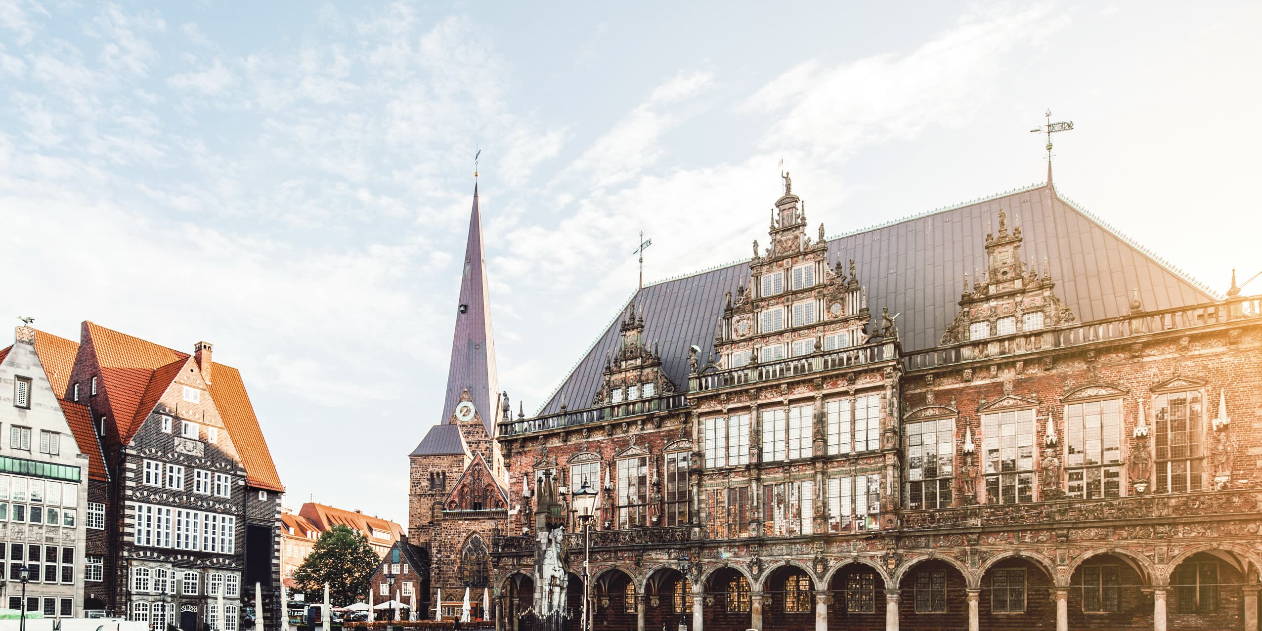 Titelbild auf Studiengangseite "duales Studium Bremen": Stadtblick