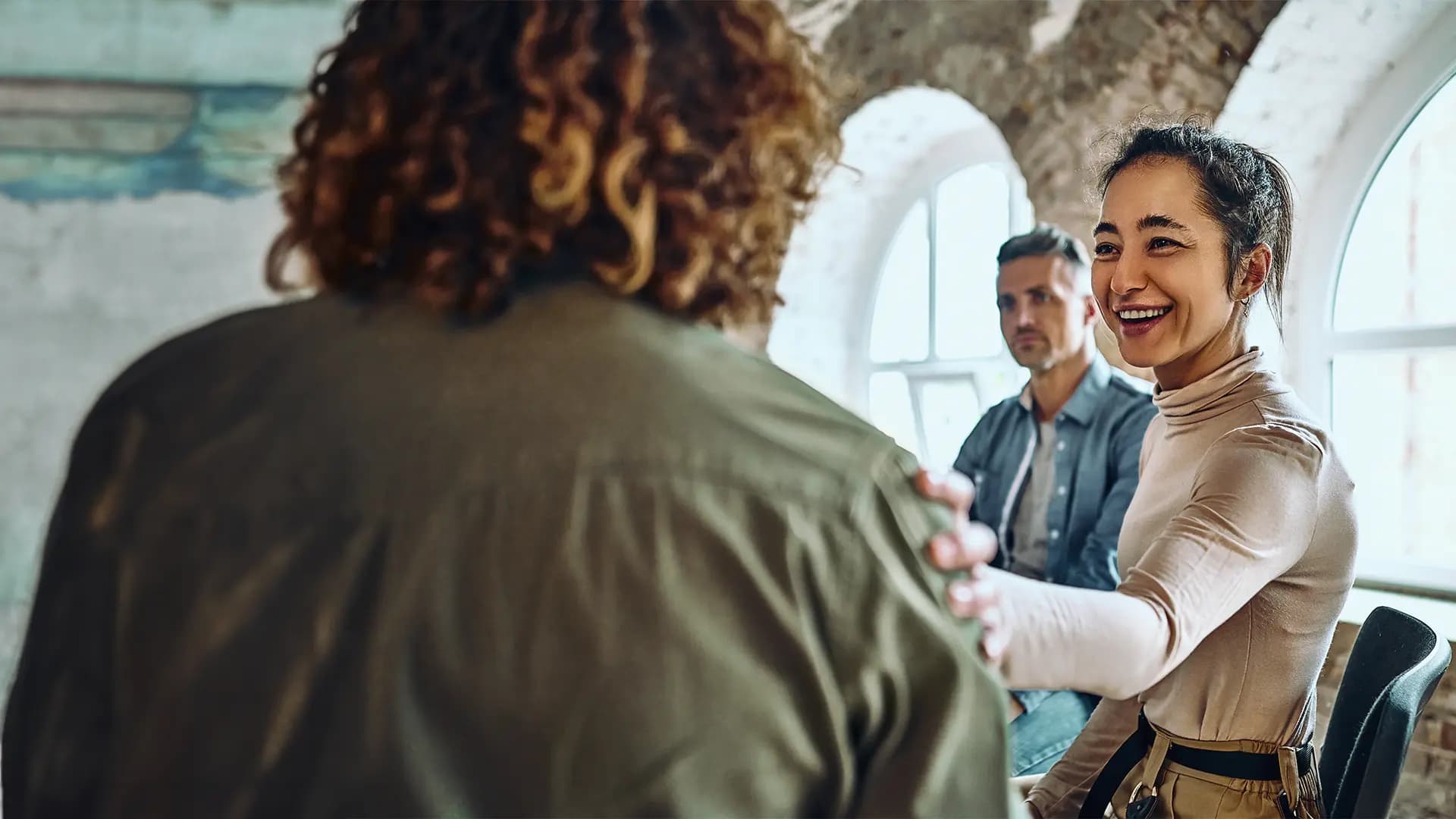Titelbild zum Artikel "Sozialpädagogik ohne Abitur studieren": Sozialpädagogin im Gespräch