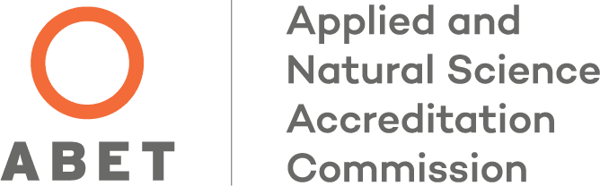 ABET Applied and Natural Science Accreditation Commission logo.