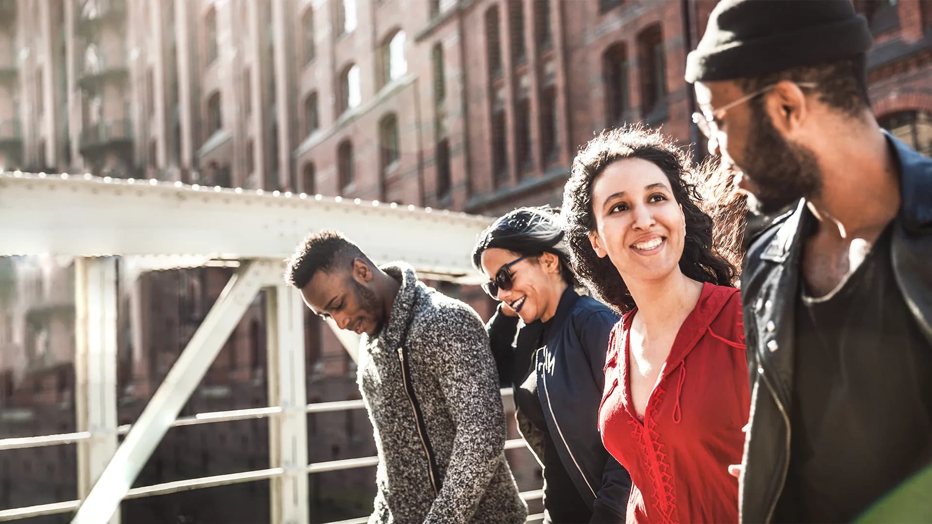 Gruppe Studierender in Hamburg