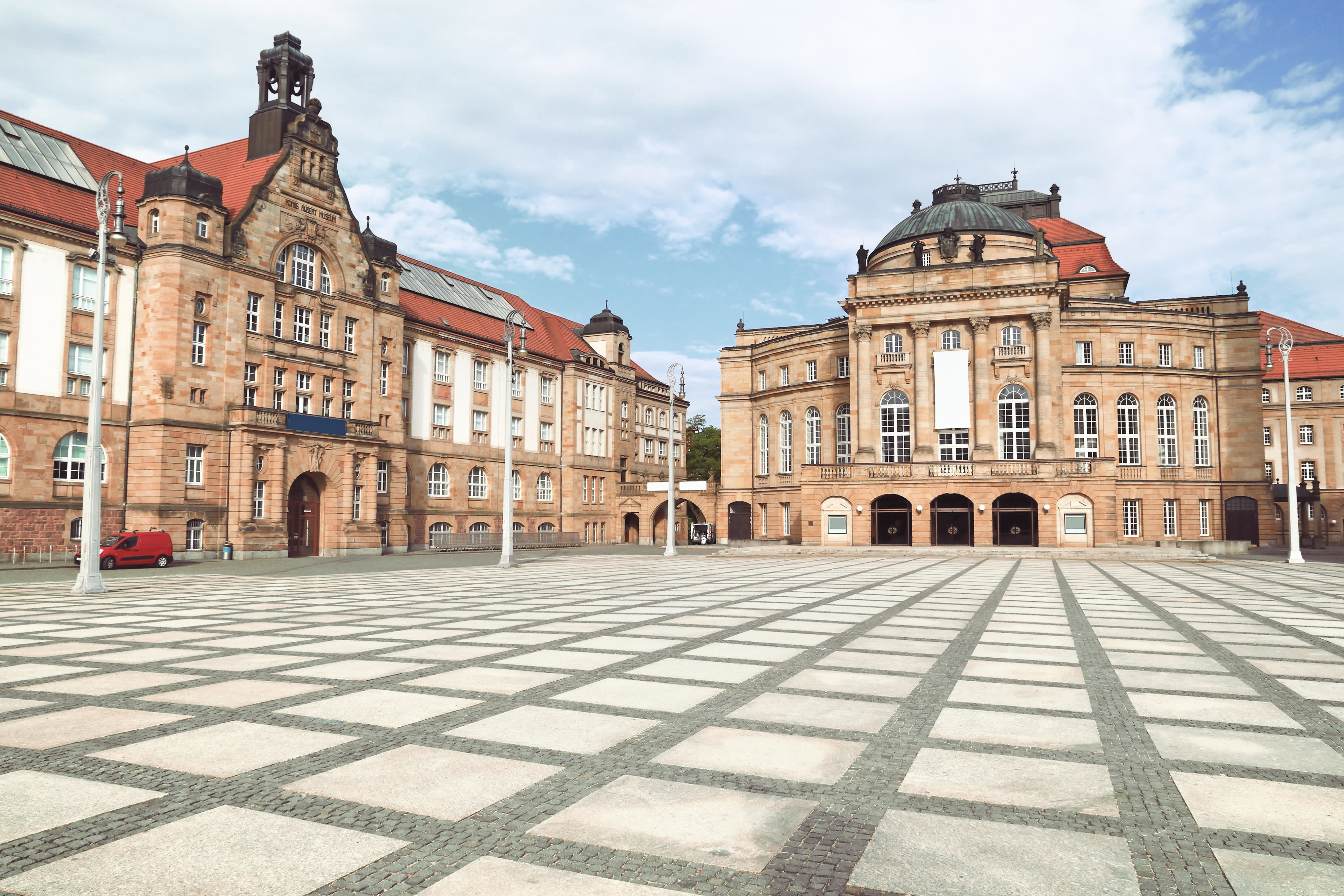 Titelbild auf Studiengangseite "duales Studium Chemnitz": Stadtblick