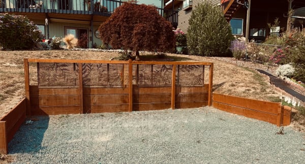 Retaining Wall & Parking Area