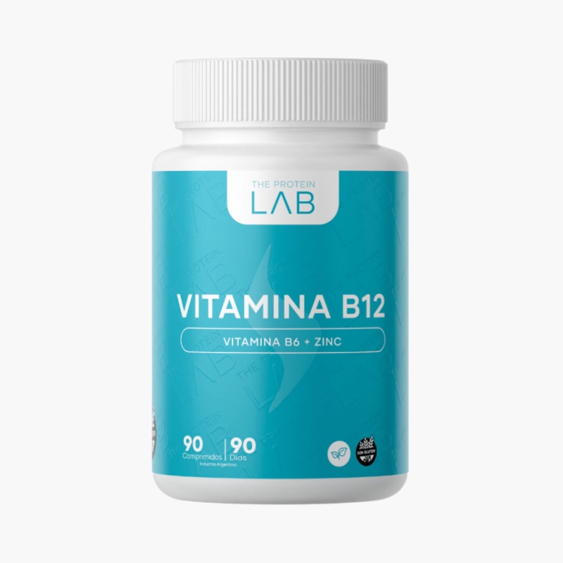 Vitamina B12 + B6 + Zinc x 90 The Protein Lab, foto 1 de 4