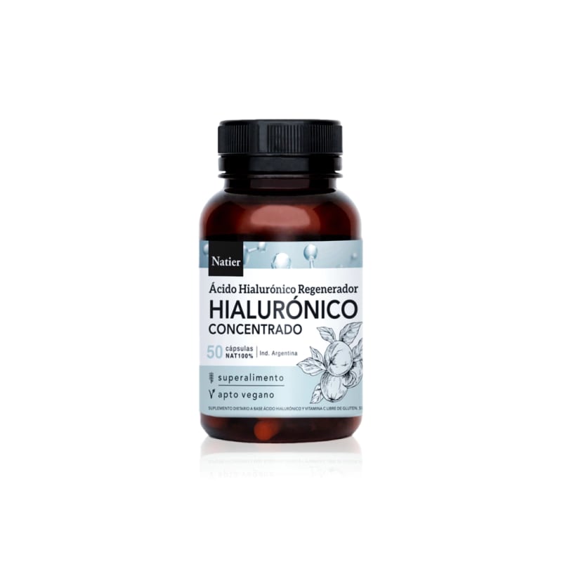 Cápsulas de Ácido Hialurónico x 50 caps - NATIER
