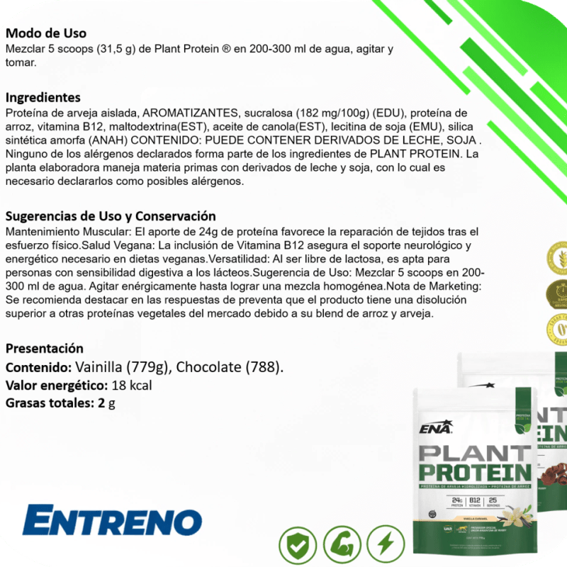 Plant proteín ENA 779 gr, foto 3 de 4