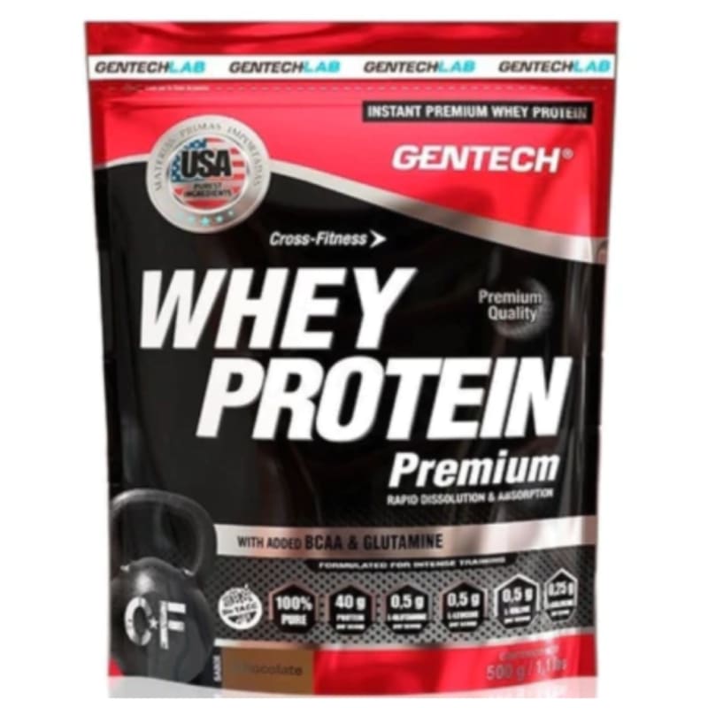 Whey proteín premium Gentech 500g chocolate