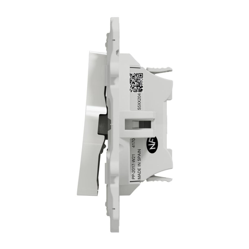 Kit Va-et-Vient Couloir Odace – 2× Mécanisme + 2× Plaque 1 Poste — Schneider Electric, référence KIT2-S520204-S520702