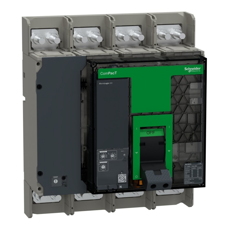 ComPacT NS1000N - Disjoncteur - Micrologic 2.0 - 1000 A - 4P 4d SCHNEIDER — Schneider Electric, référence C100N420FM