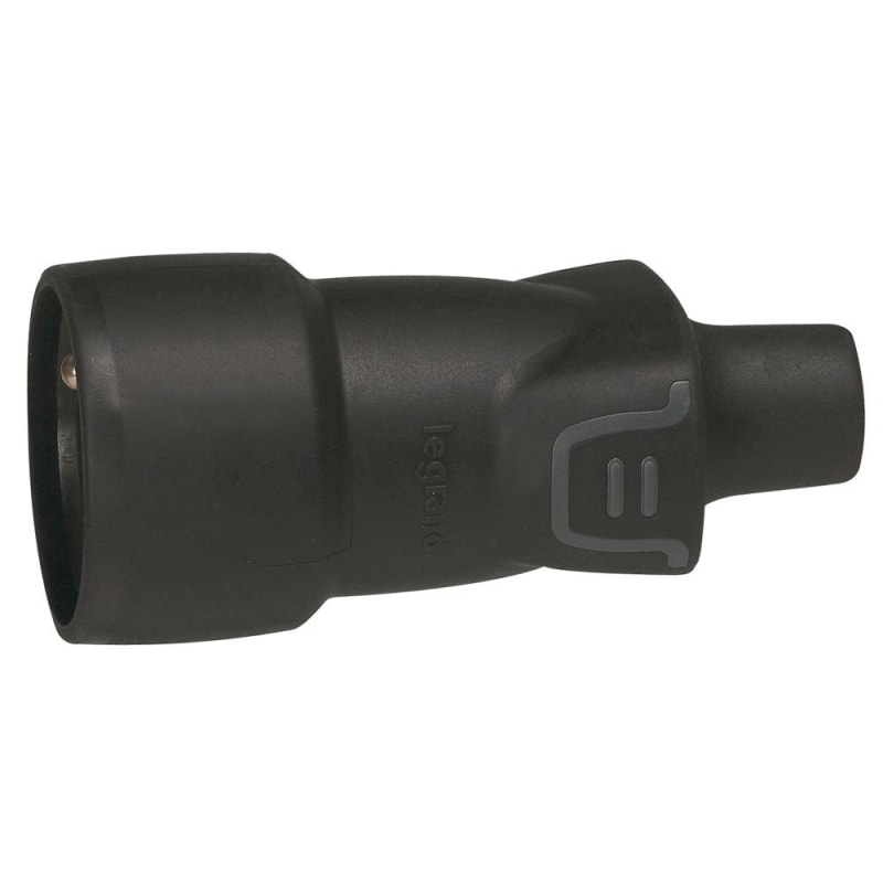 Prolongateur borne à vis 2P+T 16A IK08 IP44 à sortie droite Legrand — Legrand, référence 050446-2
