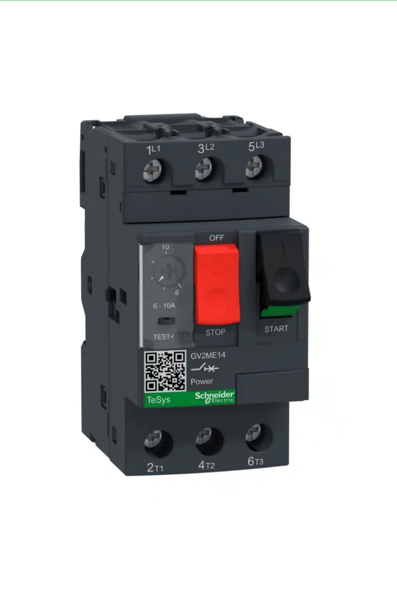 Disjoncteur moteur GV2ME14 - 6-10A - 3P 3d SCHNEIDER — Schneider Electric, référence GV2ME14