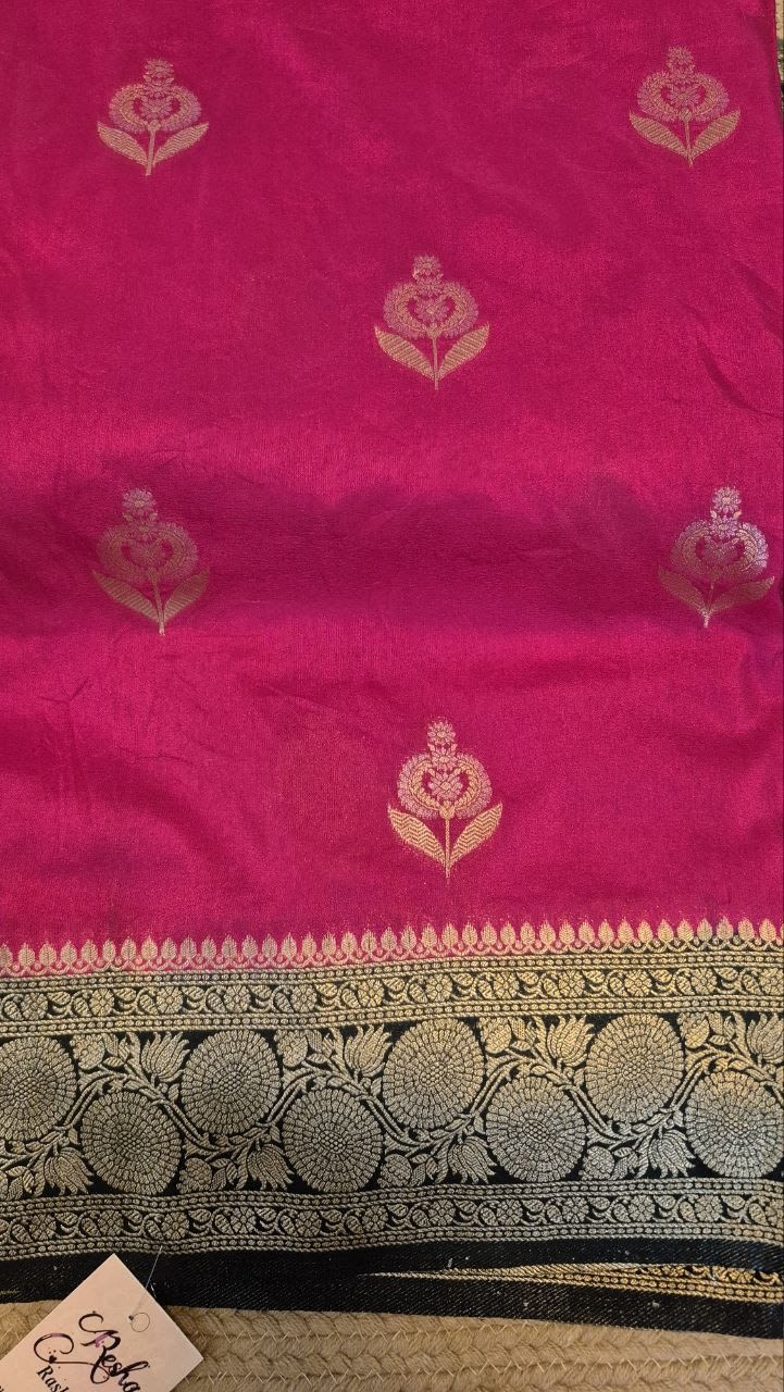 Cotton silk saree heavy boarder pattern, photo 2