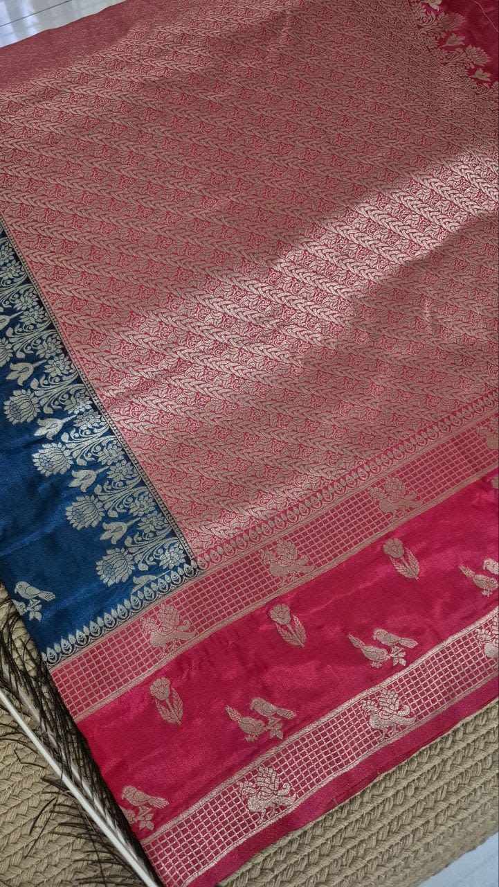 Cotton silk saree heavy boarder pattern, photo 2
