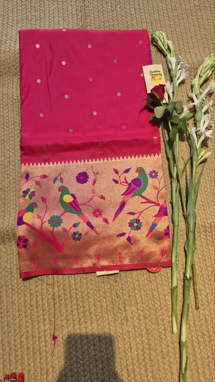 Semi paithani silk sare, photo 1