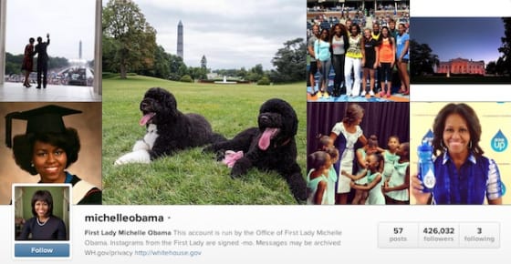 politicians on instagram