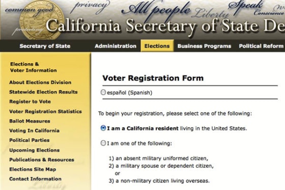 Voter signature verification california
