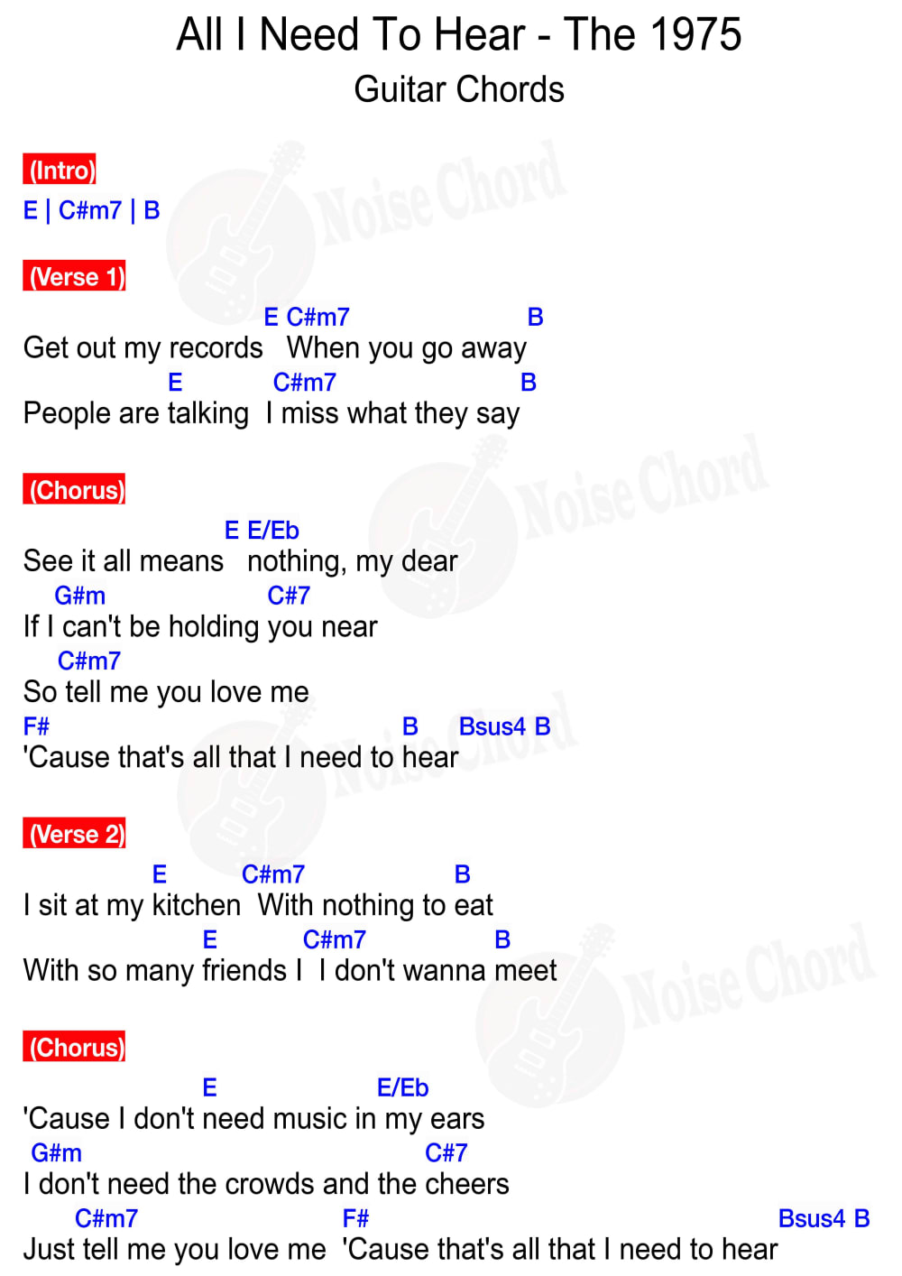 The chords match the chords and lyrics. are transposed key to a different. The chord progression was created byNoiseChord.com