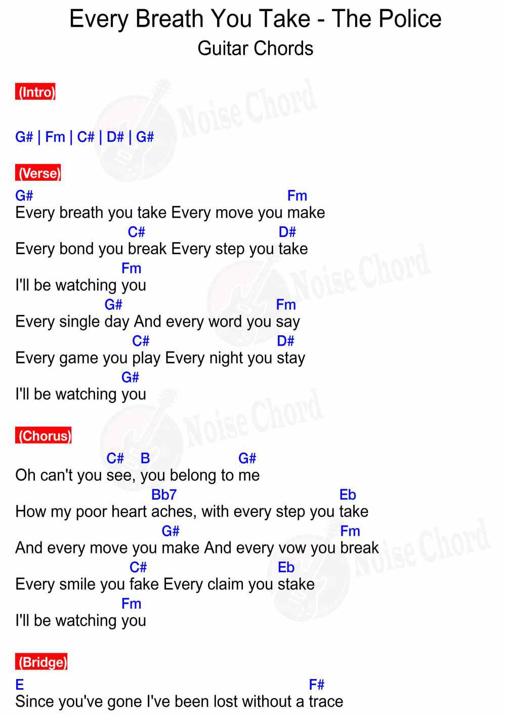 The chords match the chords and lyrics. are transposed key to a different. The chord progression was created byNoiseChord.com