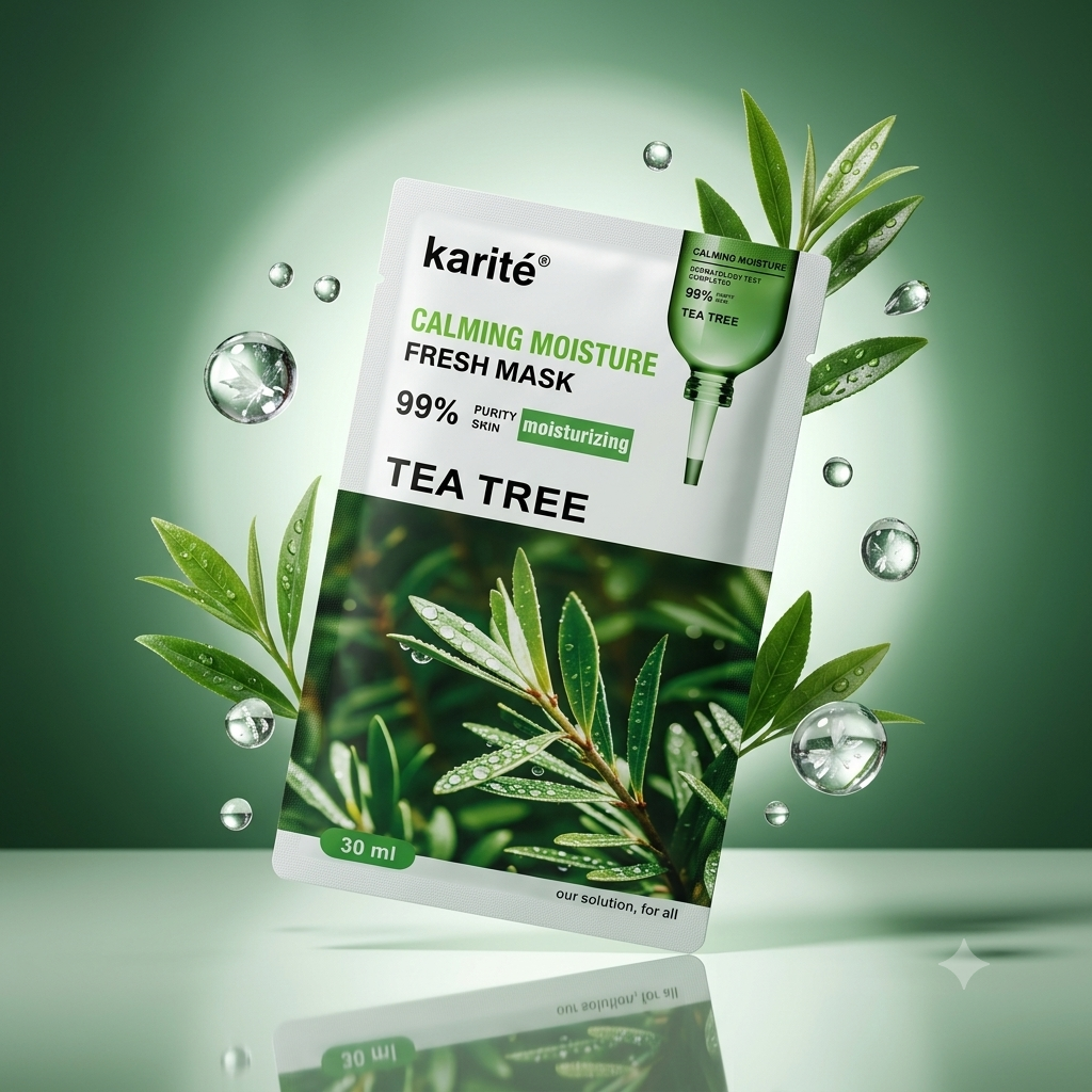 Mascarilla Facial Calmante karité — Tea Tree REF:1345-47F