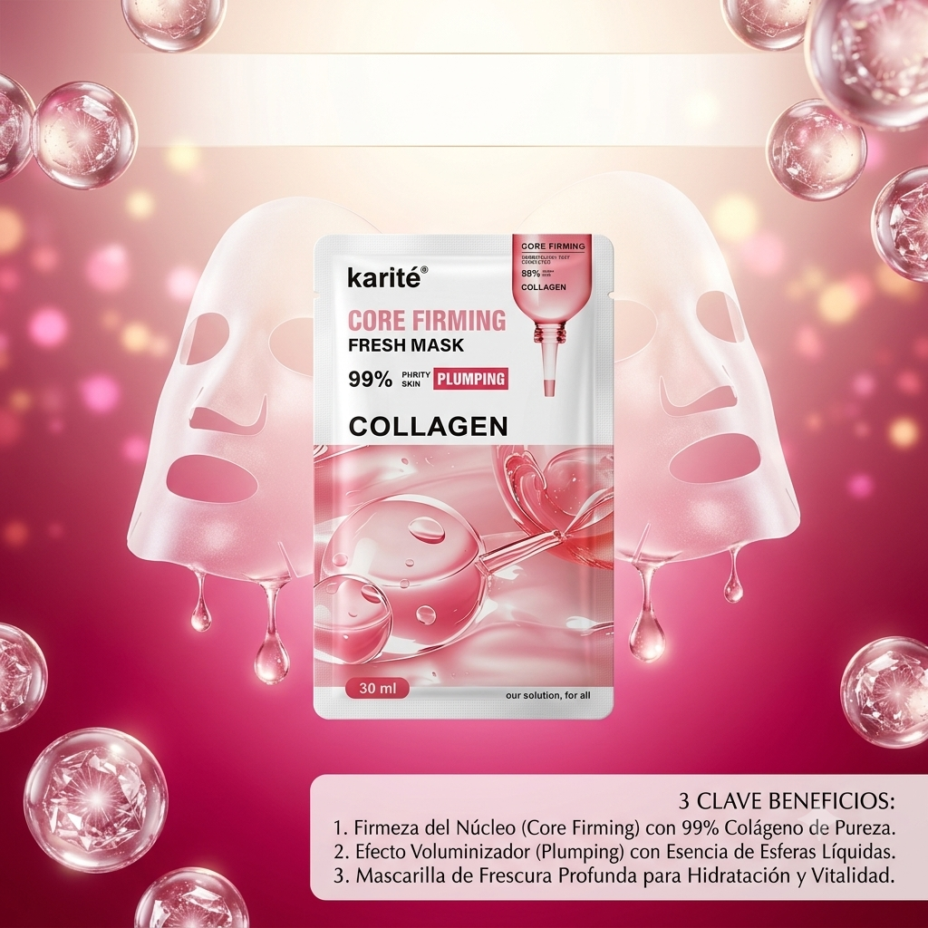 Mascarilla Facial Collagen Karité REF:1345-47C