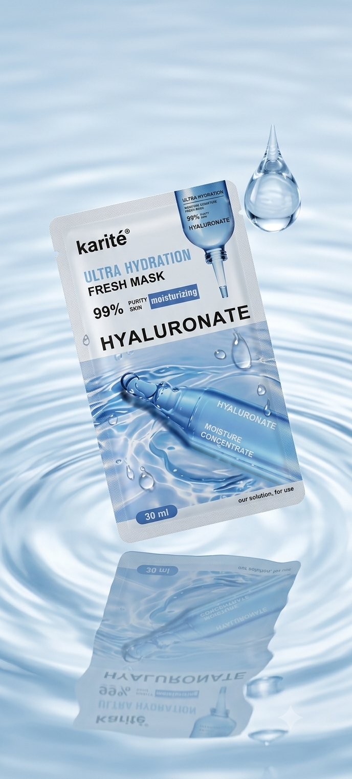 Mascarilla Facial Hyaluronate Karité REF:1345-47D