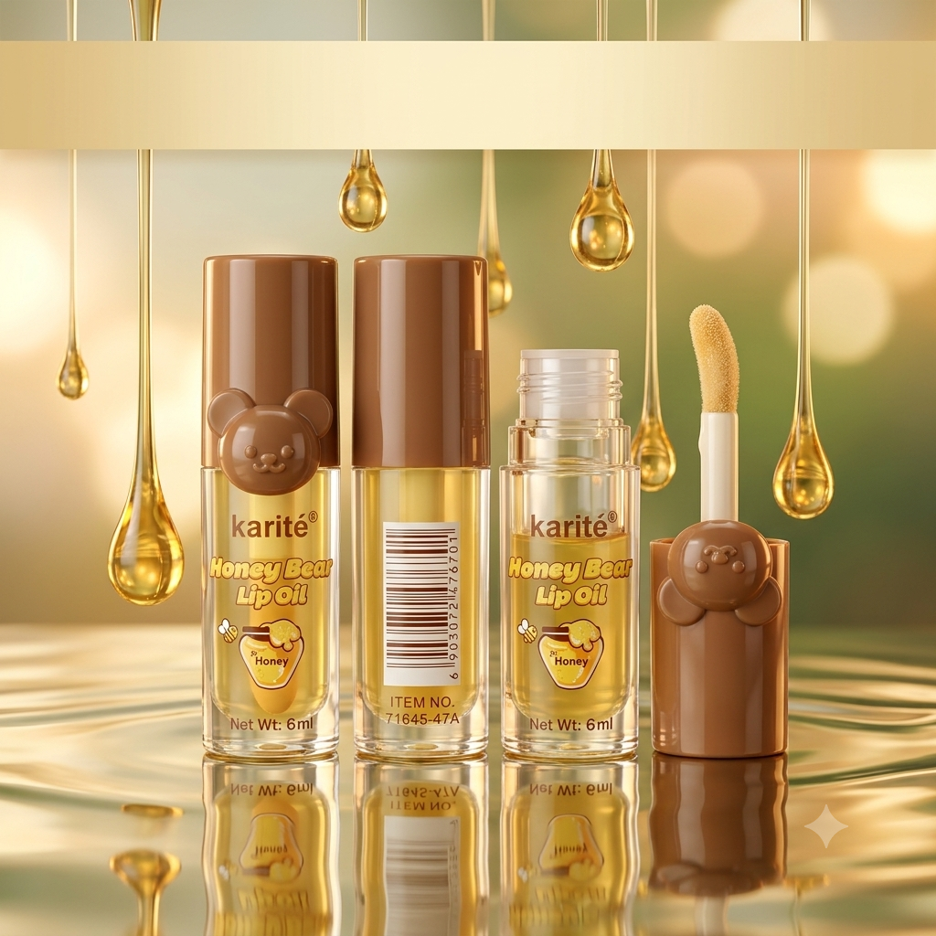 Lip Oil Honey Bear karité — Aceite Labial Nutritivo REF:71645-47A