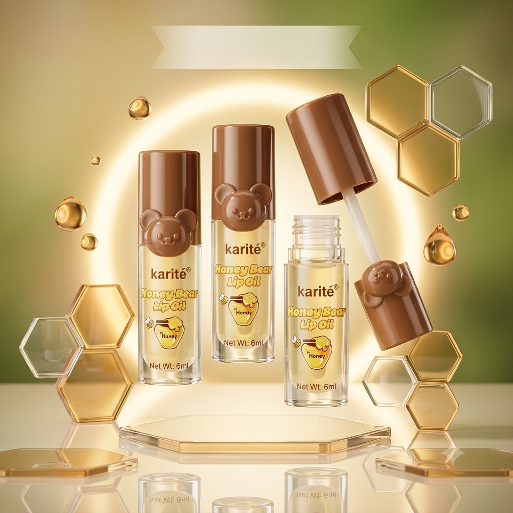 Lip Oil Honey Bear karité — Aceite Labial Nutritivo REF:71645-47A