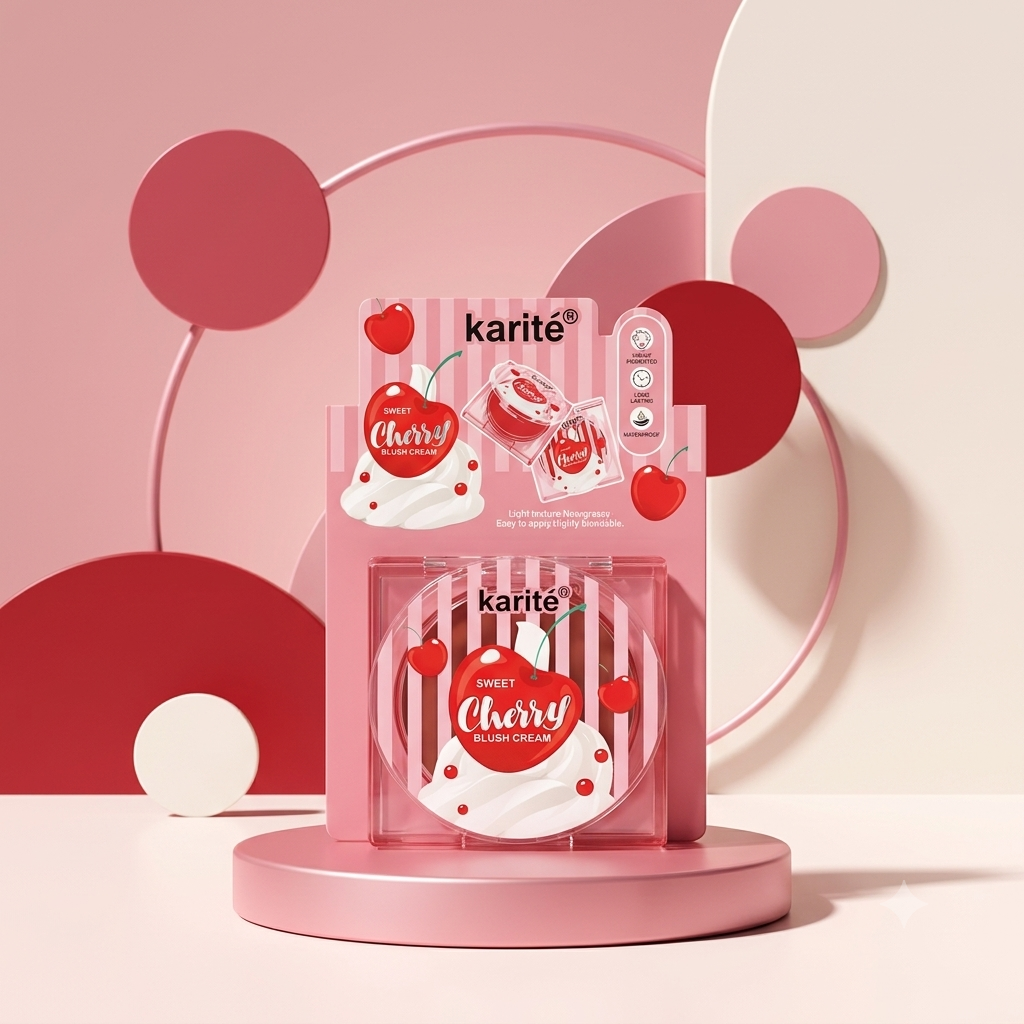 Rubor en Crema karité — Sweet Cherry Blush Cream, 6 Tonos REF:83352-47
