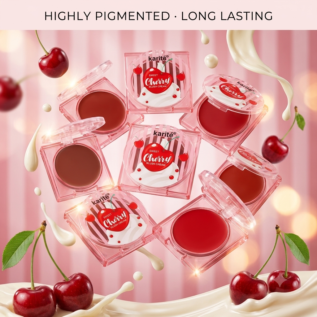 Rubor en Crema karité — Sweet Cherry Blush Cream, 6 Tonos REF:83352-47