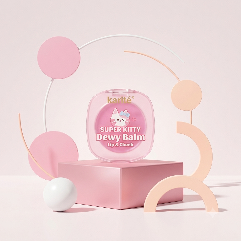 Bálsamo Multiuso karité — Super Kitty Dewy Balm Lip & CheekREF:83454-47
