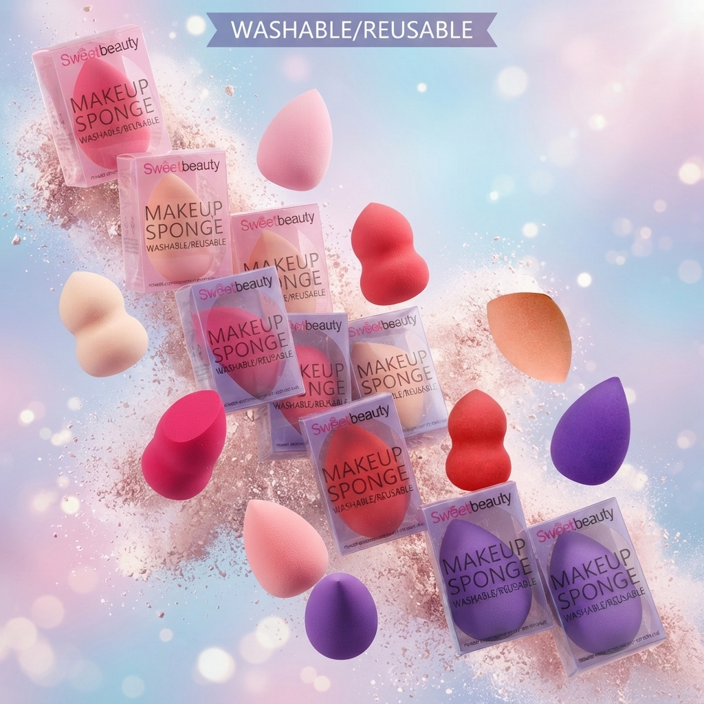 Puff de Maquillaje Powder Puff Sweetbeauty REF:FP-3347