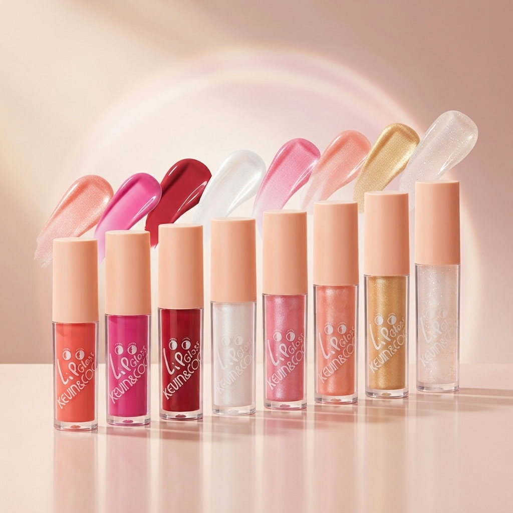 Set de Lip Gloss KEVIN&COCO — Flavor Wonderland, 8 Tonos REF:KC1006