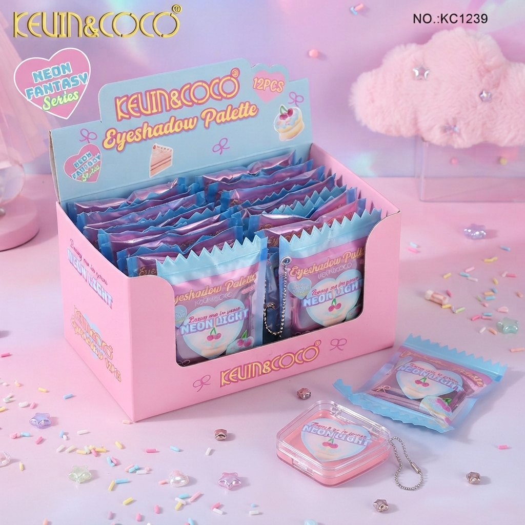 Paleta de Sombras KEVIN&COCO — Neon Fantasy Series, 6 Colores REF:KC1239
