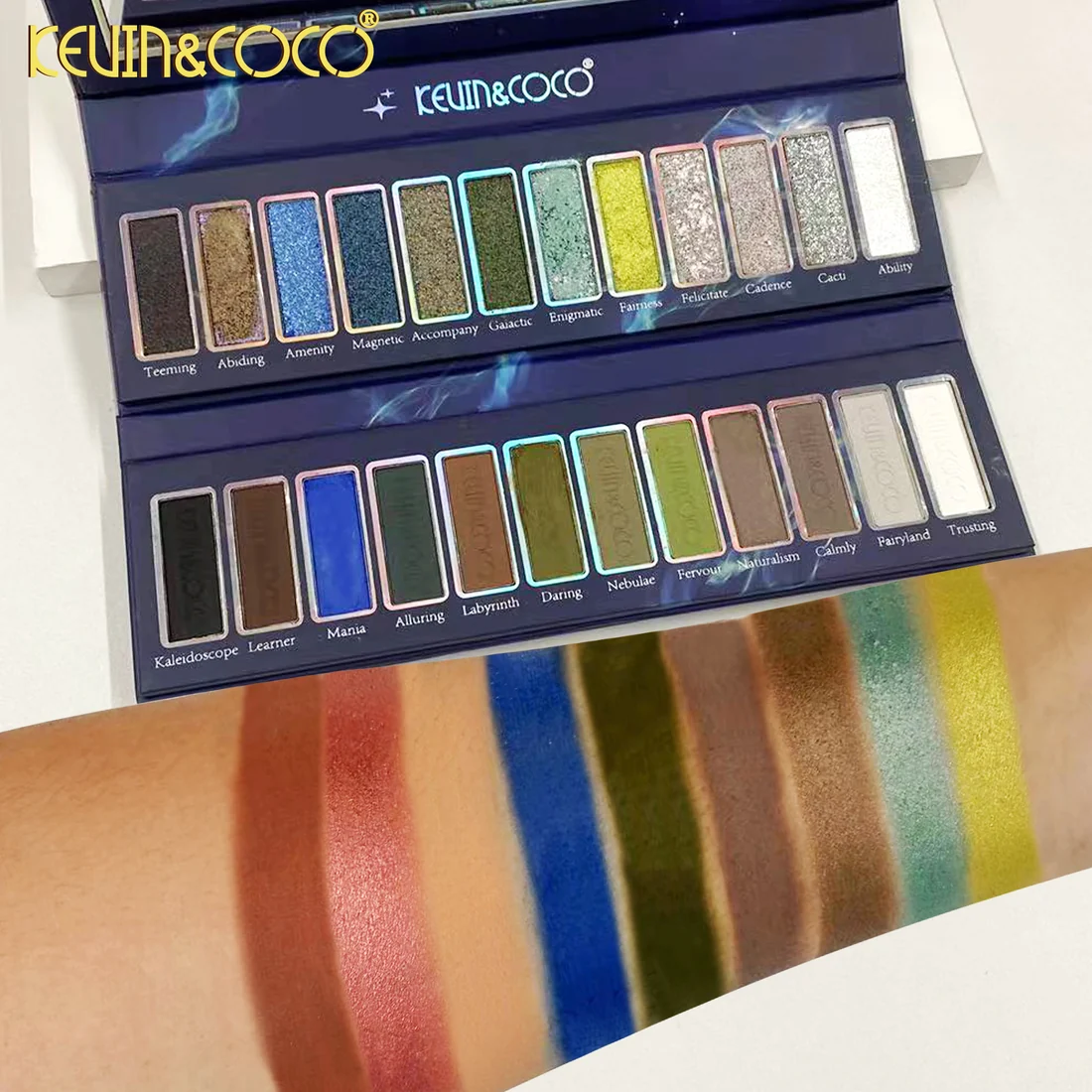 Paleta de Sombras KEVIN&COCO — 36 Fashion Eyeshadow, Galaxy Edition REF:KC245383