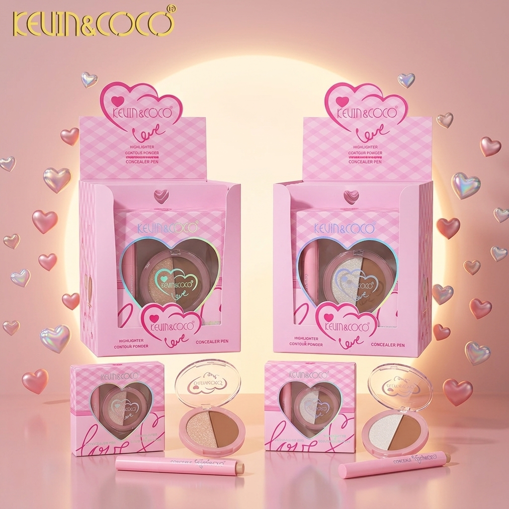Set KEVIN&COCO — Love Whisper, Iluminador + Contorno y Corrector REF:KC246809 y KC246816