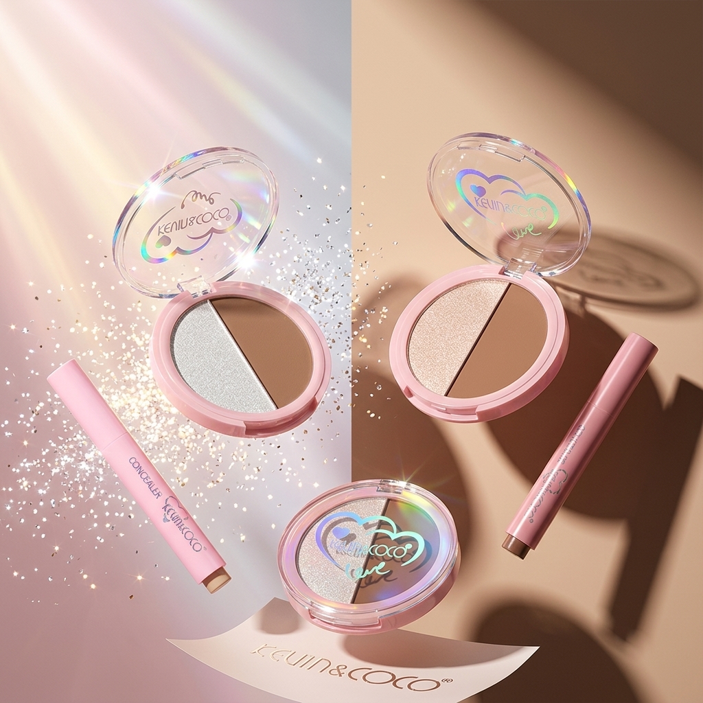 Set KEVIN&COCO — Love Whisper, Iluminador + Contorno y Corrector REF:KC246809 y KC246816
